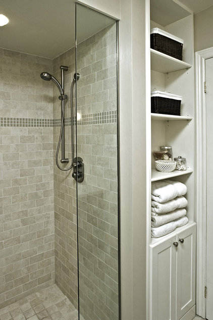 transitional bathroom by Avalon Interiors