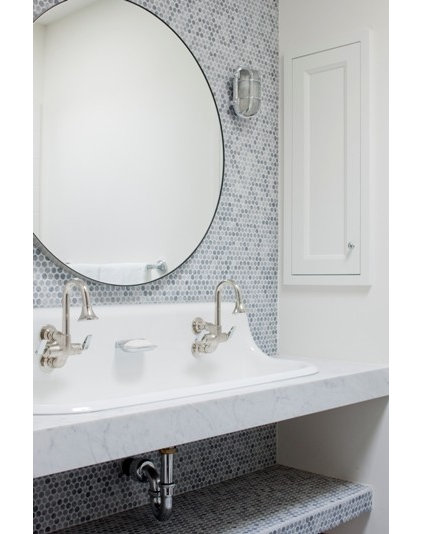 eclectic bathroom by Abbott Moon