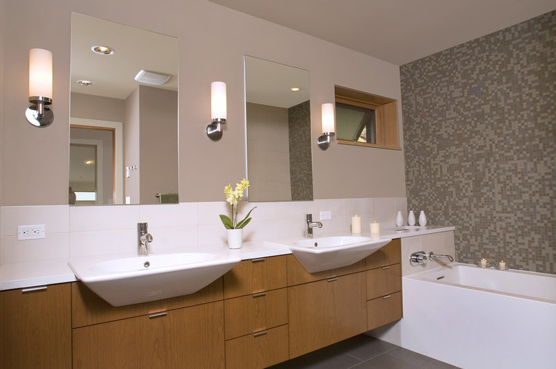 contemporary bathroom by Masterson Studio