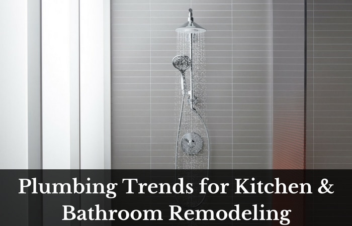 Plumbing Trends for Kitchen and Bathroom Remodeling